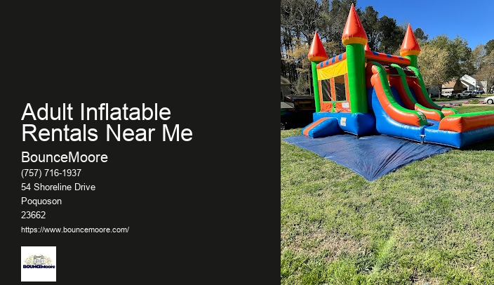 Small Inflatable Rentals