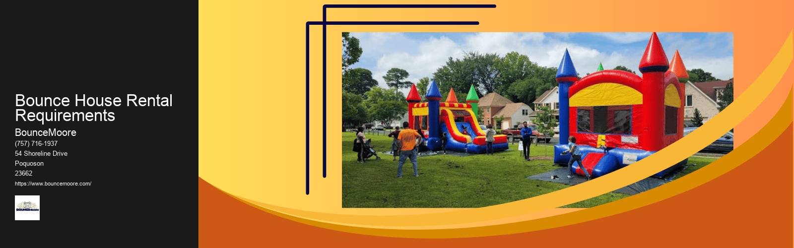 Bounce House Rental Requirements