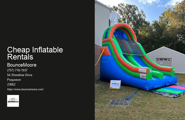 Cheap Inflatable Rentals Near Me