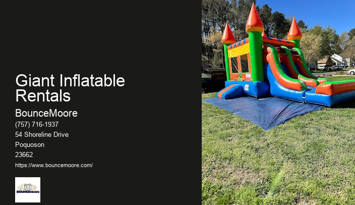 Outdoor Inflatable Rentals Near Me