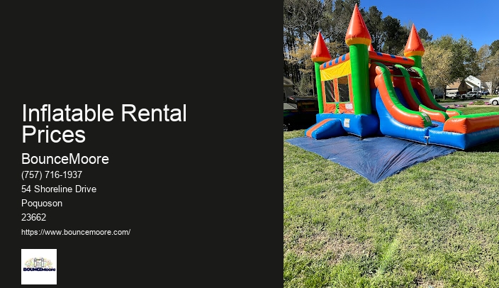 Bounce House Rental Rules