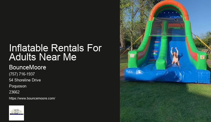 Outdoor Inflatable Rentals Near Me