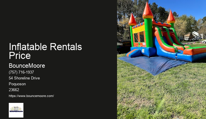 Small Inflatables For Rent