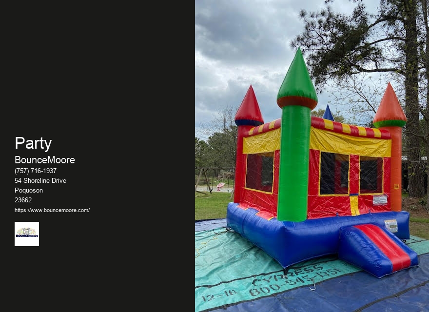 Bounce House Rental Requirements